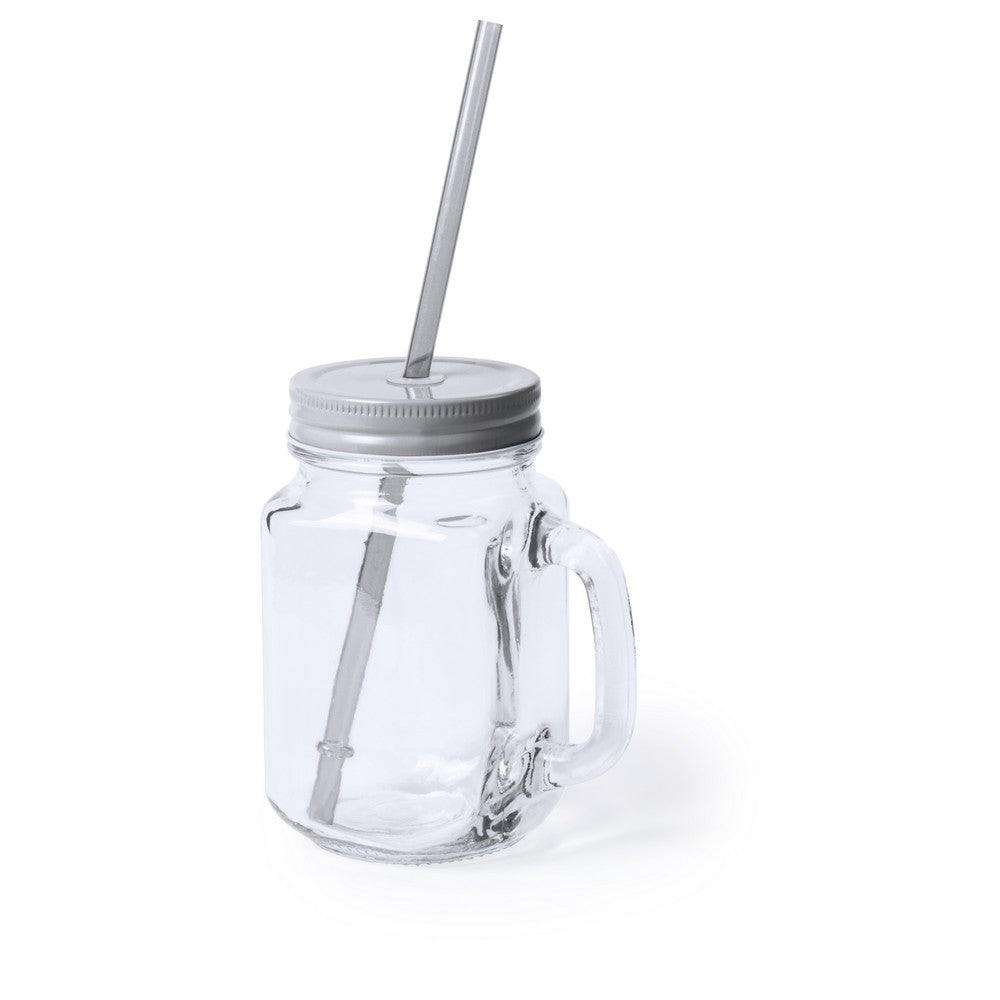 Słoik do picia 500 ml ze słomką Winners Gadzety