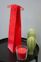 Torba laminowana z uchwytem sznurkowym - CZERWONA - 110x90x400mm Winners Gadzety
