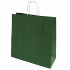 Torba papierowa z uchwytem skręcanym Premium - CIEMNOZIELONA - 350x150x400mm Winners Gadzety