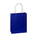 Torba papierowa z uchwytem skręcanym Premium - GRANATOWA - 180x80x220mm Winners Gadzety