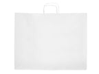 Torba papierowa 500x180x390mm z uchwytem skręcanym BIAŁA Winners Gadzety