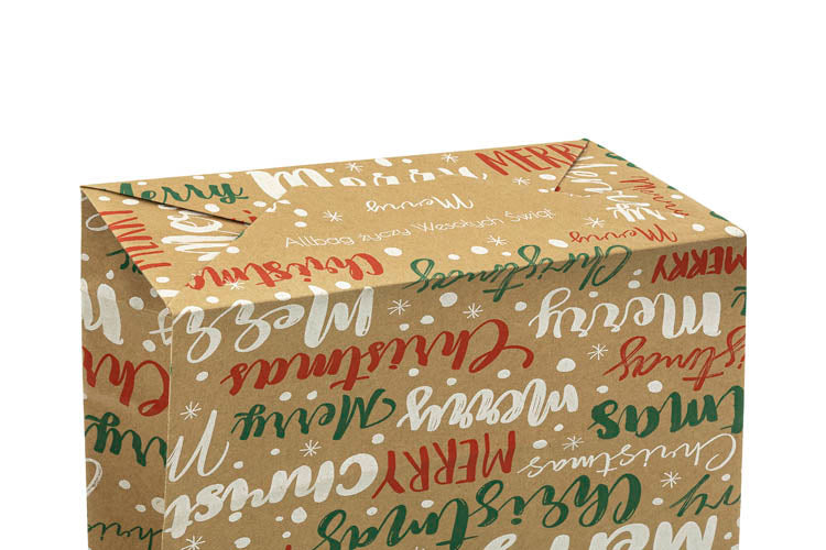 Torba papierowa świąteczna 18x8x22cm MERRY CHRISTMAS Winners Gadzety