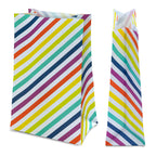 Torba papierowa świąteczna 16x8x27cm TĘCZOWE PASKI Winners Gadzety