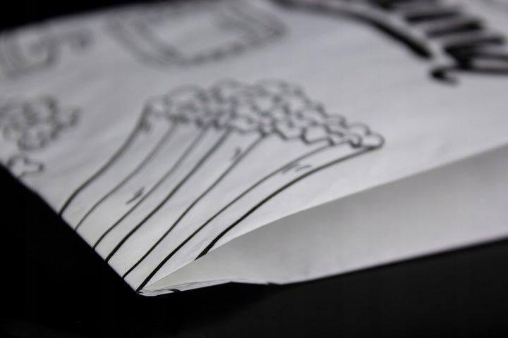 Torba papierowa na POPCORN- 100szt Winners Gadzety