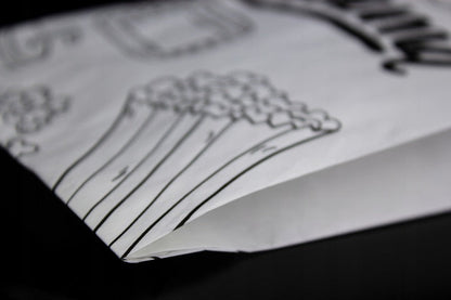 Torba papierowa na POPCORN- 100szt Winners Gadzety