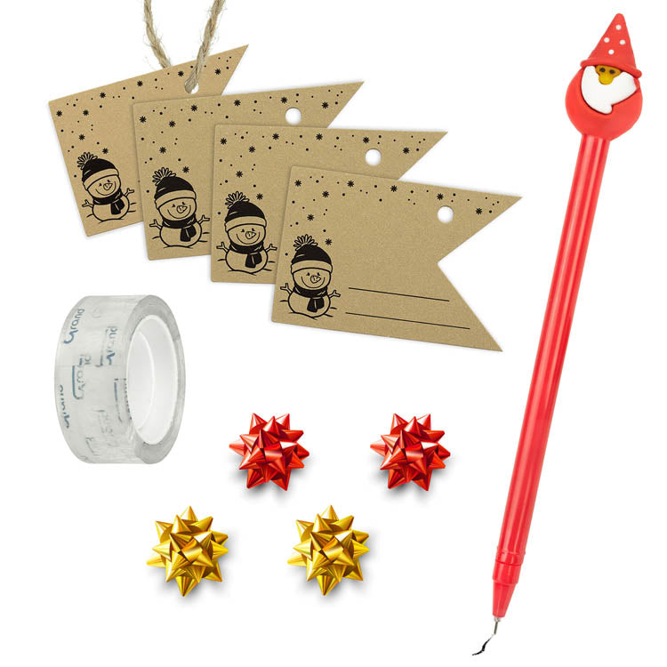 Zestaw torebek Świątecznych do pakowania prezentów CZERWONY PAPIER Winners Gadzety