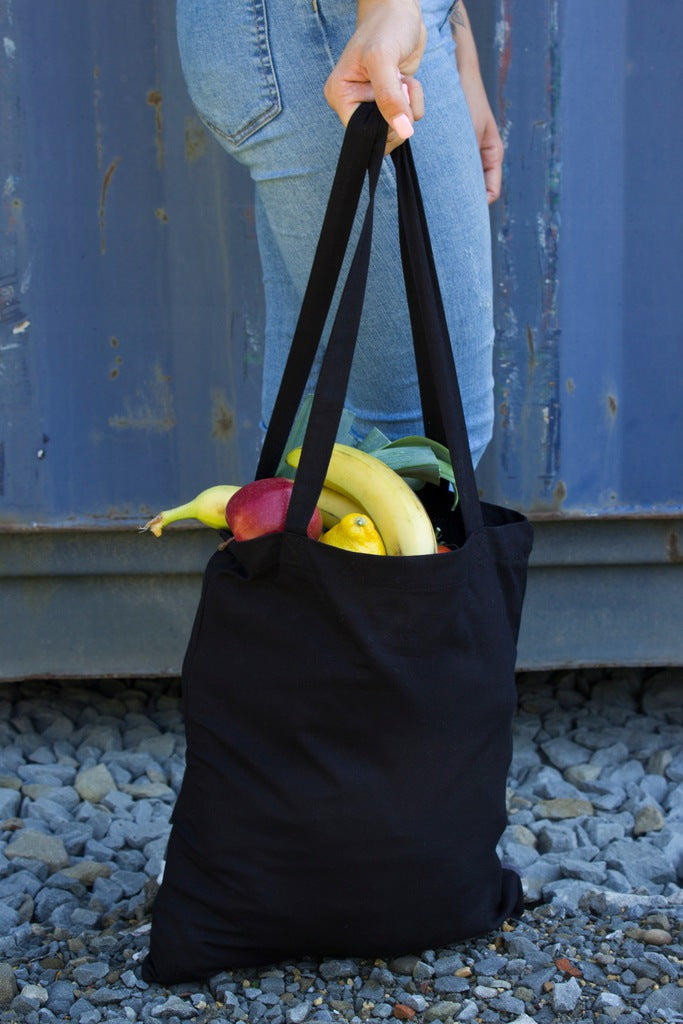 Torba bawełniana CZARNA 38x42 cm Uchwyt: 70 cm Winners Gadzety