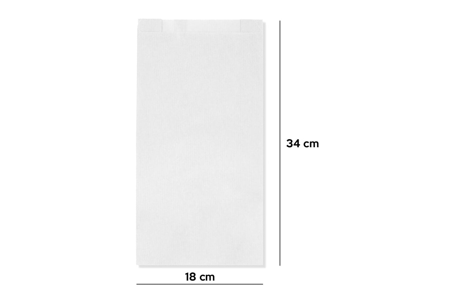 Torba fałdowa - BIAŁA - 180x340mm 1000 szt. Winners Gadzety