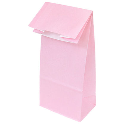 Torba papierowa klockowa RÓŻOWA 100x70x280mm 1szt. Winners Gadzety