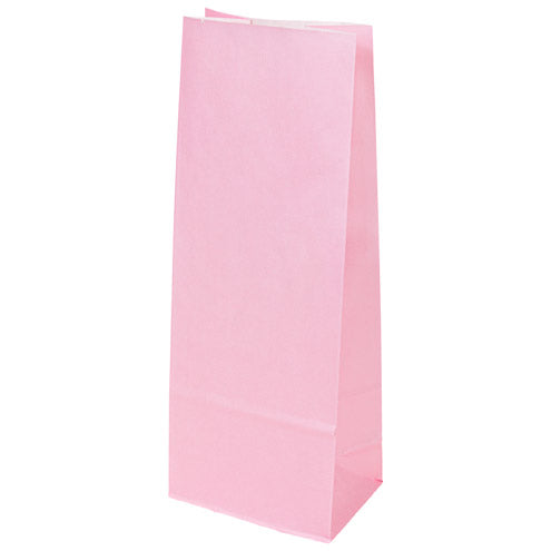 Torba papierowa klockowa RÓŻOWA 100x70x280mm 1szt. Winners Gadzety