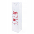 Torba papierowa na wino 11x9x40cm SILENT NIGHT Winners Gadzety
