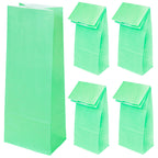 Torba papierowa klockowa ZIELONA 100x70x280mm 5szt. Winners Gadzety