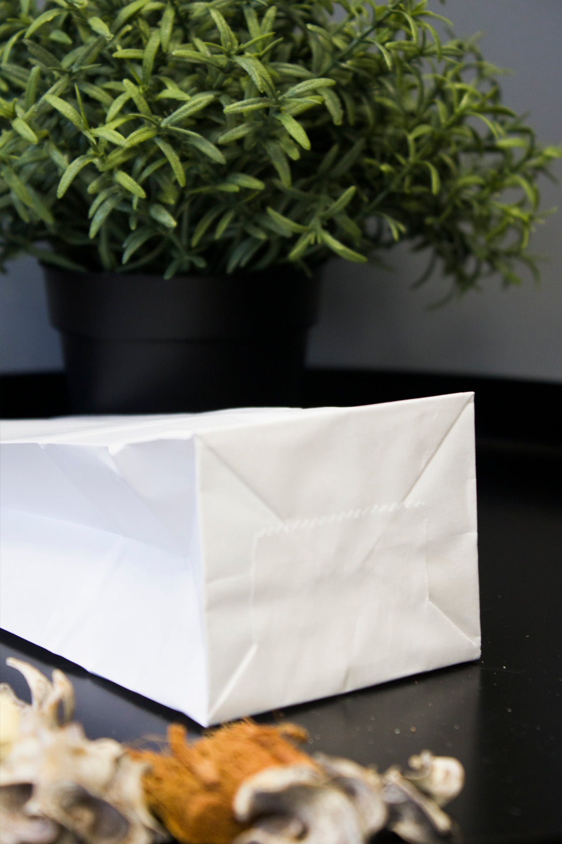 Torba papierowa klockowa - BIAŁA - 80x65x190mm - 1000szt. Winners Gadzety