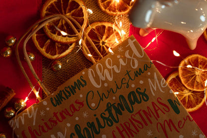 Torba papierowa świąteczna 18x8x22cm MERRY CHRISTMAS Winners Gadzety