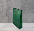 Torba laminowana z uchwytem sznurkowym - ZIELONA - 300x100x400mm Winners Gadzety
