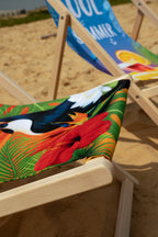Leżak drewniany z nadrukiem COOL SUMMER Winners Gadzety