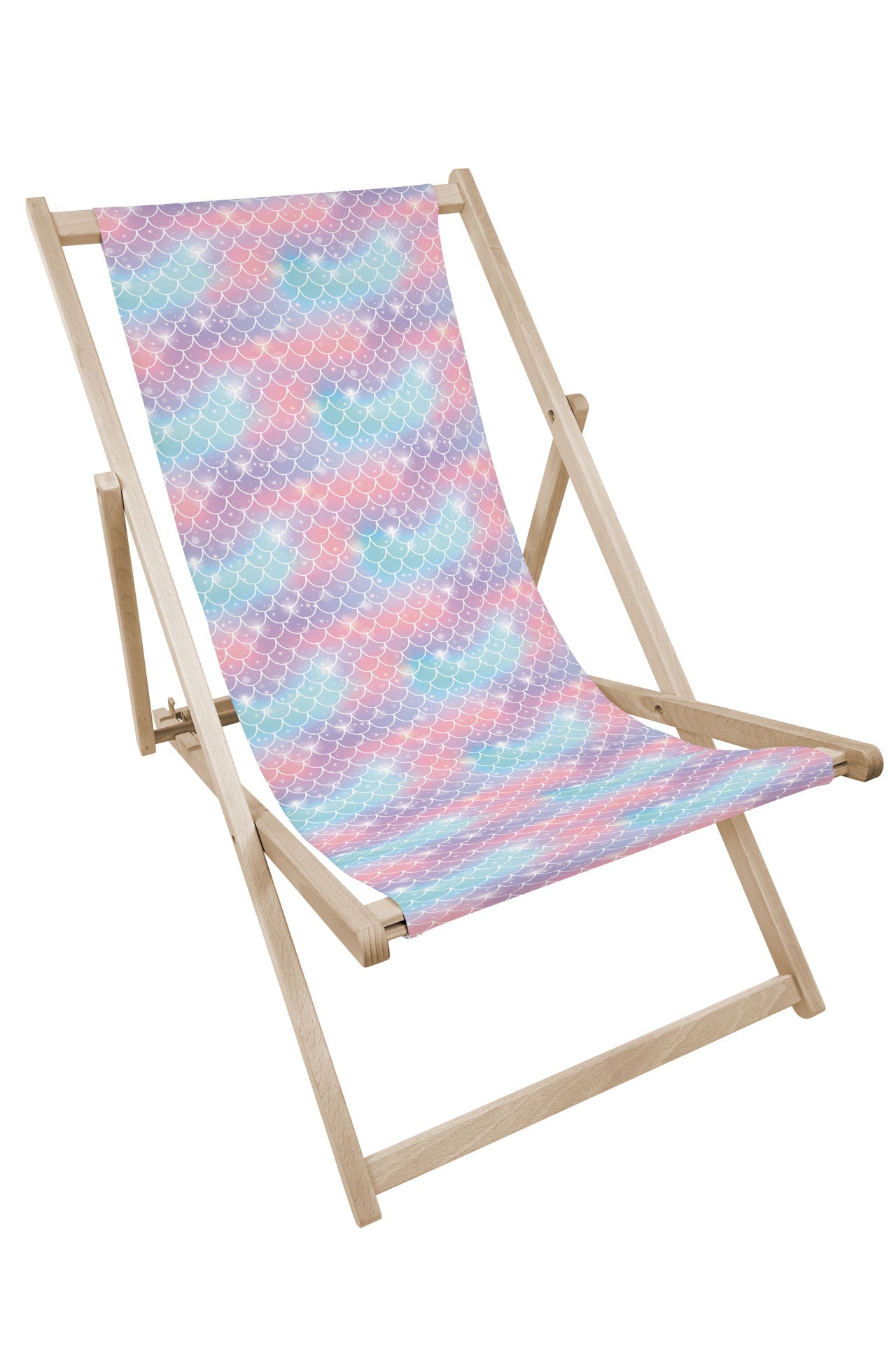 Leżak drewniany z nadrukiem SYRENKA Winners Gadzety