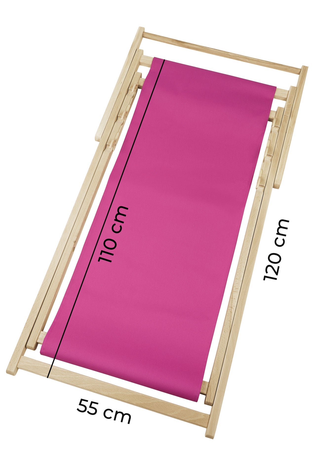 Leżak drewniany z nadrukiem SYRENKA Winners Gadzety